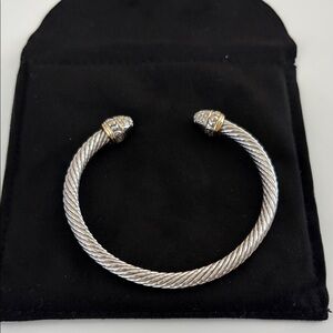 Sophisticated Silver and Gold Women's Bracelet